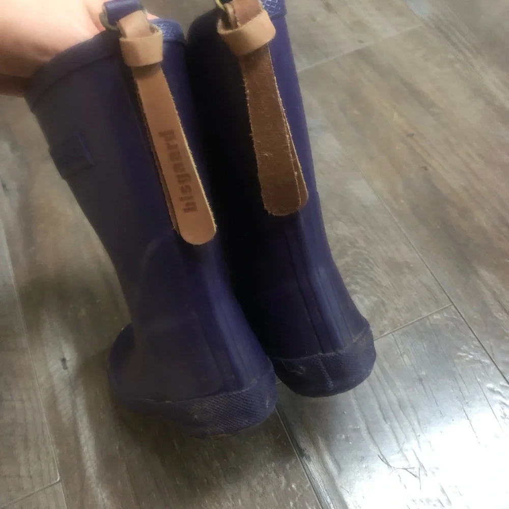 Bisgaard barefoot rain boots size 27